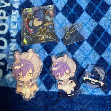 앙스타 애니카페 사자나미 쥰 아크릴 스탠드 코롯타 스티커 묶음 판매