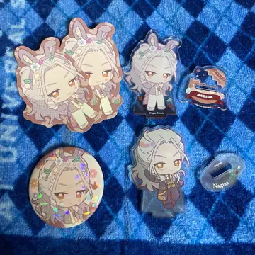 앙스타 애니카페 란 나기사 아크릴 스탠드 캔뱃지 스티커 묶음 판매