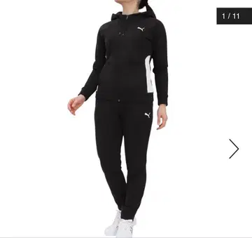 택 포함 새상품 푸마 PUMA 상하의 세트 속기모 후드티 저지 웜업