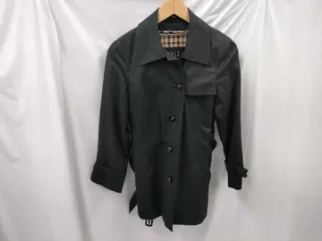 DAKS 스텐카라 코트 40 블랙 벨트 포함