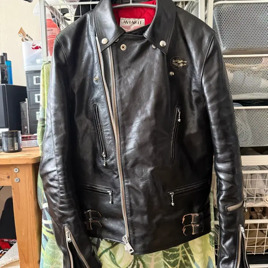 Boncoura Sasha Leather Car Coat 42 Boncoura on Bunjang Global Site.