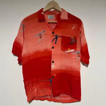 푸아 하와이 빈티지 알로하 셔츠 90년대