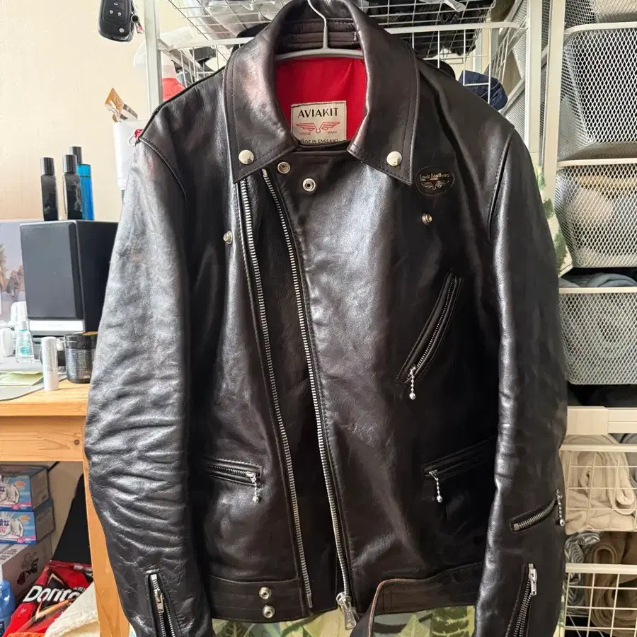 Boncoura Sasha Leather Car Coat 42 Boncoura | Bunjang Global
