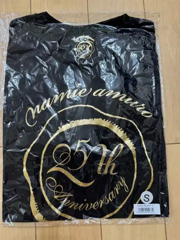 [미개봉] 아무로 나미에 Finally 투어 25주년 T셔츠 블랙 S