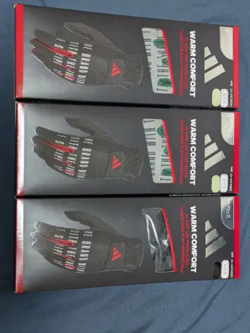 아디다스 골프 그로브 WARM COMFORT 양손용 3세트