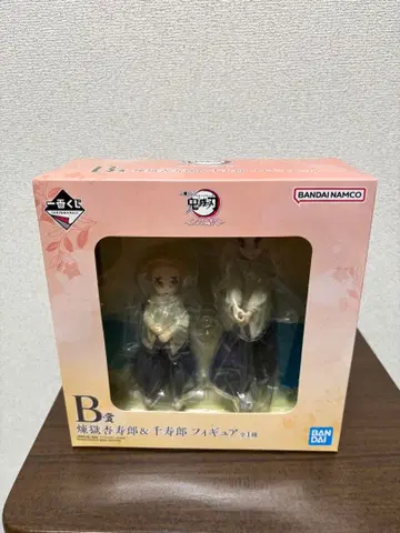 귀멸의 칼날 제일복권 불멸의 인연 B상 렌고쿠 쿄쥬로 & 센쥬로 피규어