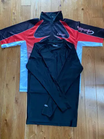 가마가츠 2WAY 프린트 지퍼 셔츠 반팔 GM-3305