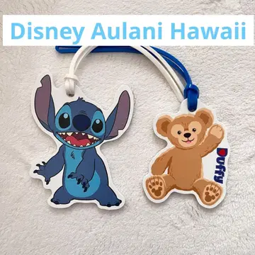 [ 레어 ] 디즈니 베케이션 클럽 한정품 더피 스티치 네임택