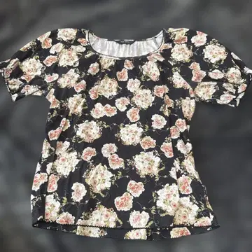 PINK HOUSE 플라워 프린트 반팔 T셔츠 당시 제품