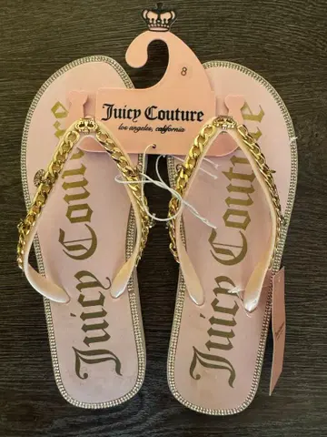 가격 인하! [ 새상품 ] 레어! Juicy Couture 비치 샌들