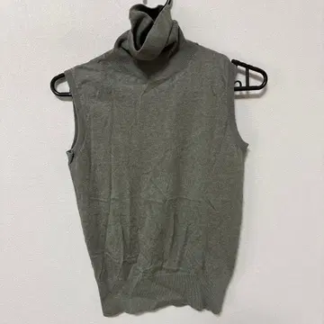 deuxieme classe 올리브 슬리브리스 터틀 니트