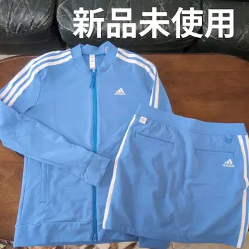 [ 가격 인하 ] adidas 스카이블루 자켓과 스커트 세트 JL
