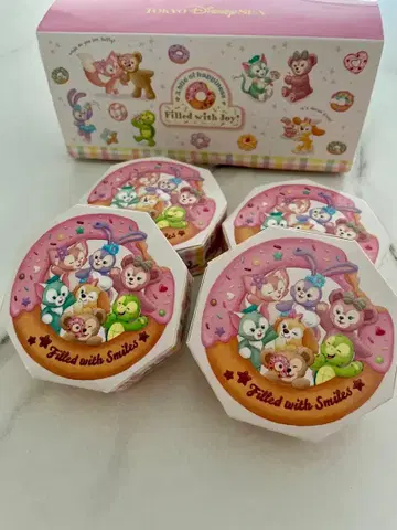 도쿄디즈니씨 Duffy and Friends 헤어 클립 4개 세트