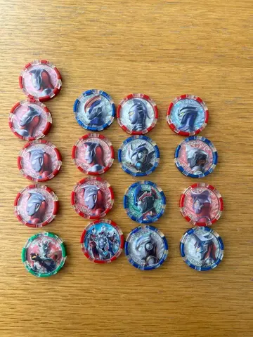 울트라맨 제트 칩 17개 세트