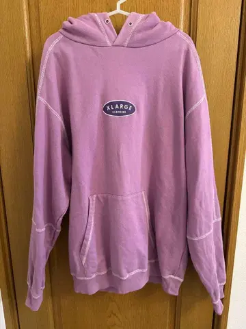 X-Large 엑스라지 후드티 퍼플 보라색 L 사이즈 풀오버