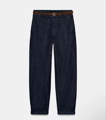 ZARA 웨빙 벨트 치노 팬츠 (벨트 미포함)