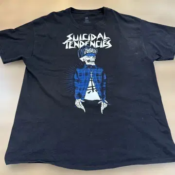 Suicidal Tendencies 티셔츠 L 사이즈 블랙 Hanes