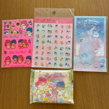 리틀트윈스타 키키라라 씰 스티커 티슈 세트