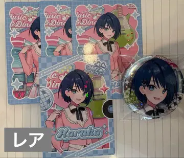 프로세카 키리타니 하루카 메로팔레 캔뱃지 트레이딩 카드 레어 금박