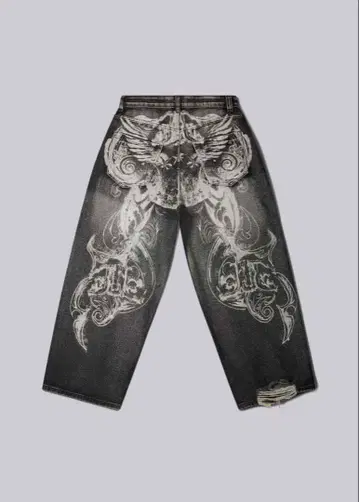 jaded london 배기 데님