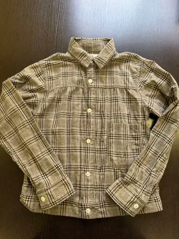 FREEWHEELERS 오차드 코튼 린넨 체크 셔츠