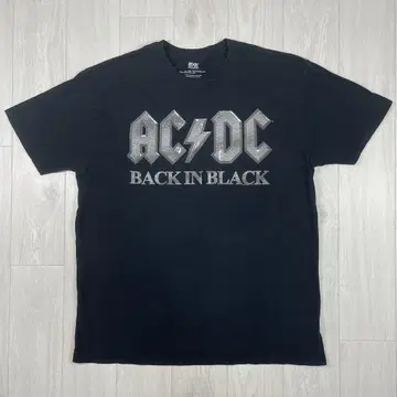 00s 2008 AC/DC 티셔츠 밴드티셔츠 반팔티 블랙 XL
