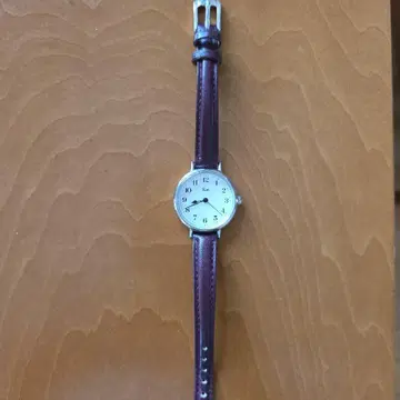 Riki 손목시계 가죽 와인 레드 BAMBI 소가죽