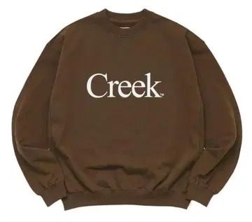 Creek x whimsysocks brown 맨투맨 L