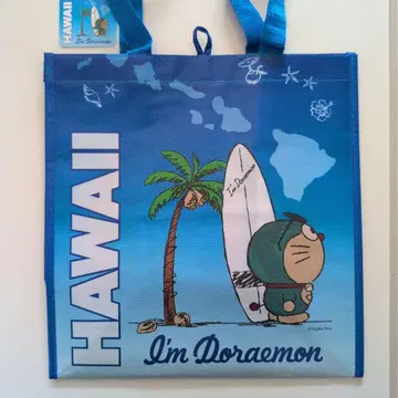 [새상품] 하와이 한정판 도라에몽 쇼핑백