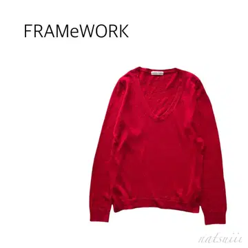 FRAMeWORK 프레임워크 . 린넨 100 풀오버 니트