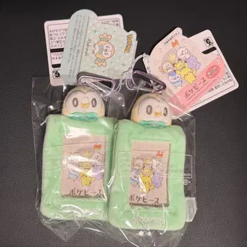 포켓몬스터 피스 봉제 인형 카드 케이스 모크나이 2개 세트