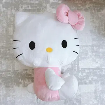 산리오 헬로키티 슈퍼 라지 봉제 인형 헤이세이 핑크