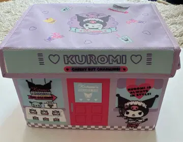 쿠로미 바쿠 수납 박스 접이식 산리오 퍼플 귀여운 미사용품
