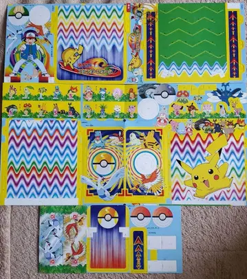 포켓몬 금은 게임 학습 잡지 초등학교 2학년 부록