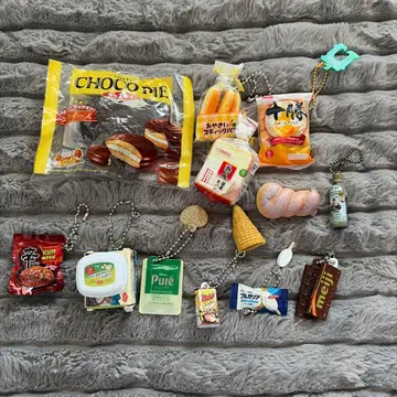 미니어처 식품계 캡슐 토이 스퀴즈 가챠가챠