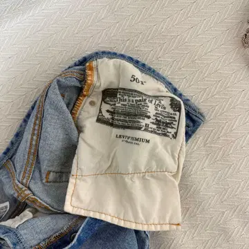 LEVI'S 501 스트레이트 데님