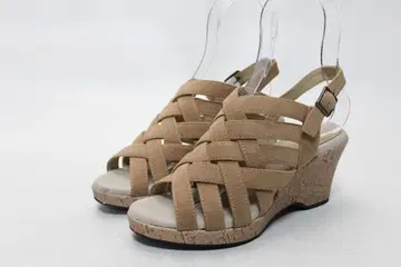 36 크롤 발리에 웨지 샌들 (23.5cm) 새상품급