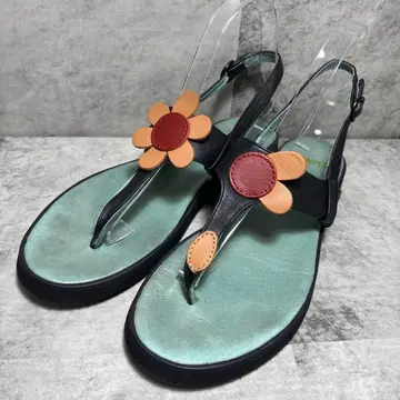 캠퍼 꽃 스트랩 샌들 39