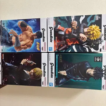 grandista 피규어 세트 (크라피카, 나루토, 메구미, 켄시로)