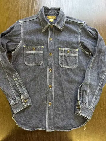 프리휠러스 닐 셔츠 데님 셔츠 인디고 사이즈 14