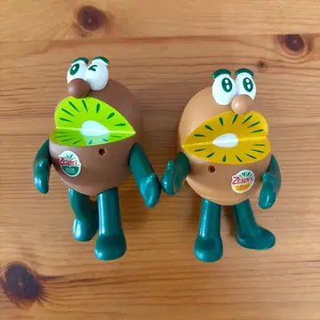 Zespri 키위 캐릭터 피규어 2체 세트