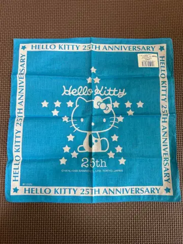 헬로키티 손수건 25주년 헤이세이 레트로 산리오