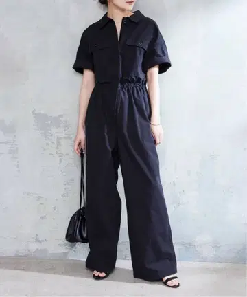 SLOBE IENA 점프수트 블랙 36 24SS 슬로브 이에나