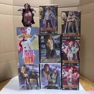 빨간 머리 해적단 샹크스 원피스 필름 RED 피규어 세트