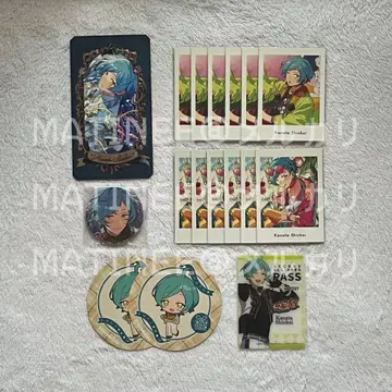 앙스타 굿즈 세트 심해 카나타 / 파샤츠 캔뱃지 애니카페 복권