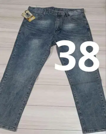 ALEX ROGAN 38인치(96cm) 남성용 데님 청바지