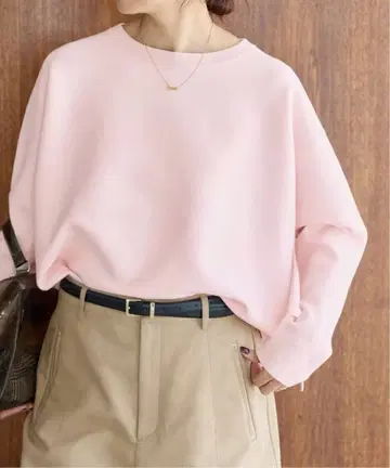 IENA 파인 코튼 스무스 풀오버