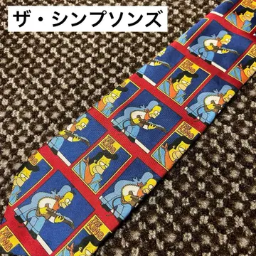 심슨 넥타이 호머 올 패턴 락 THE KING 개성파