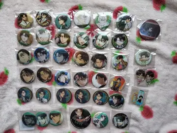 진격의 거인 리바이 캔뱃지 아크릴 키링 묶음 판매