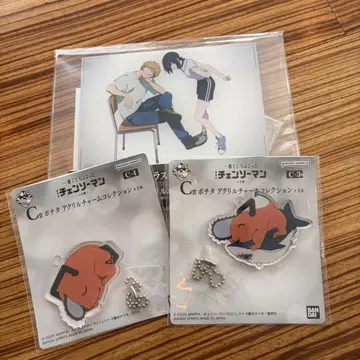 제일복권 쪼꼬렛 체인소 맨 라스트 원상 메모리얼 아크릴 보드